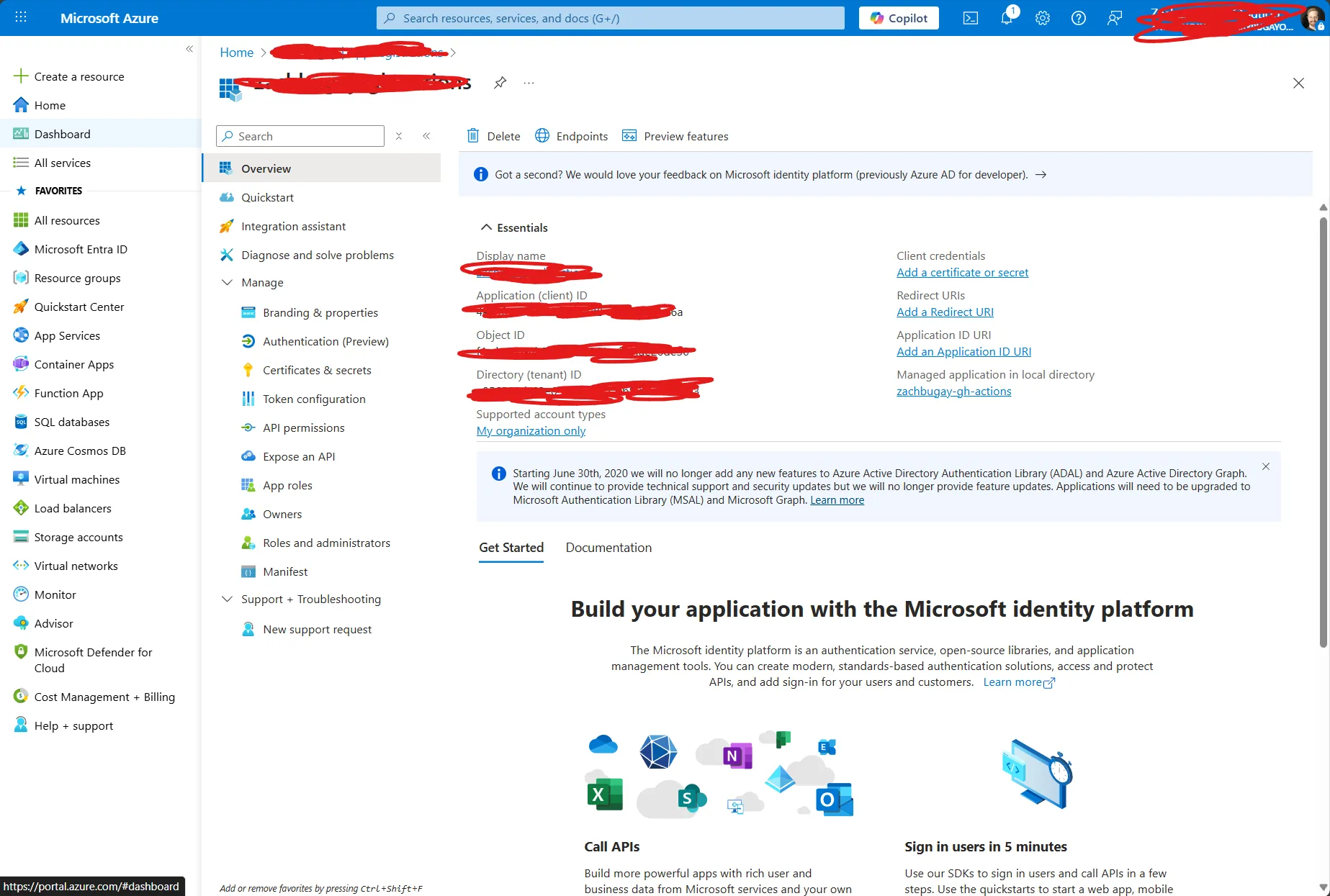 Microsoft Azure Entra ID Properties